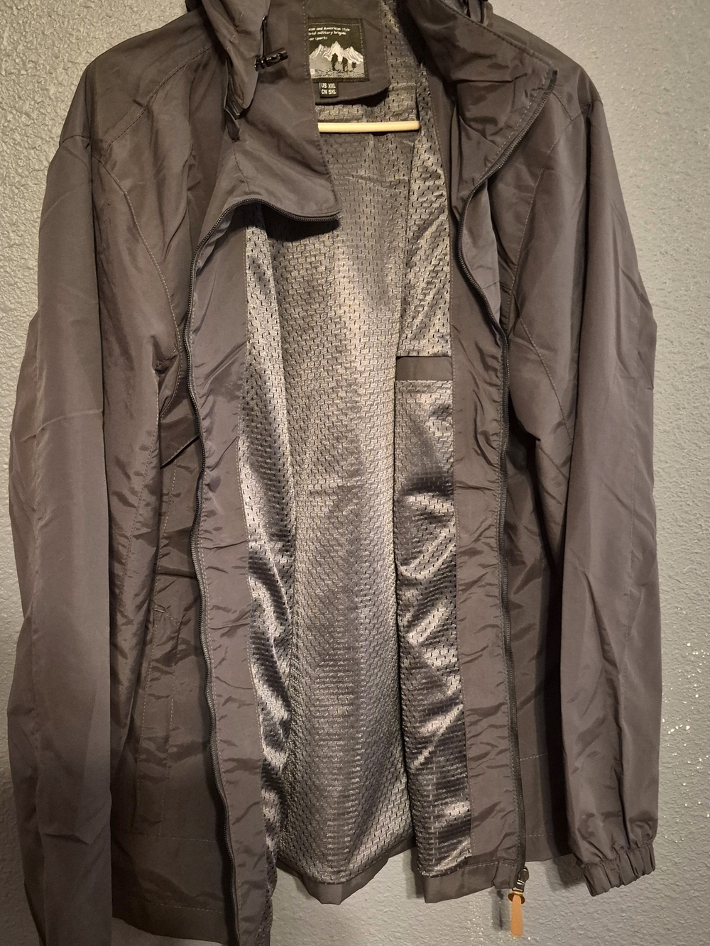 Women's Black Ski Shell Jacket with Hood - Unbranded